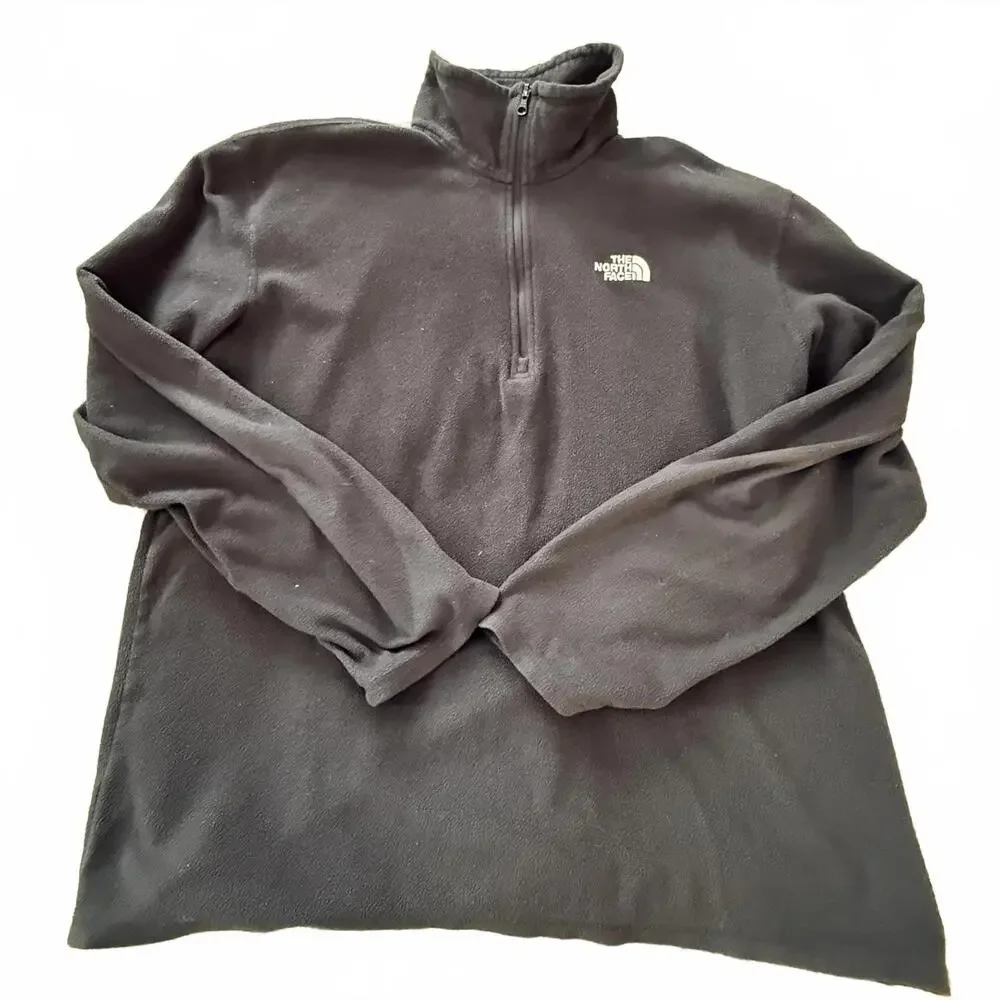 NORTH FACE quarter zip light weight fleece pullover Mens SZ M GorpCore CabinCore